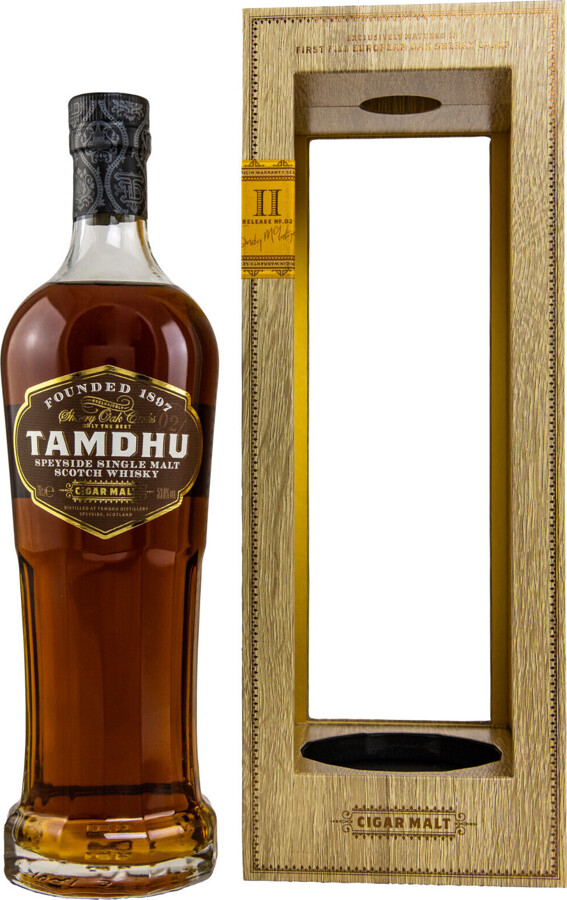 Tamdhu Cigar Malt European oak sherry Batch No.2 53.8% 700ml