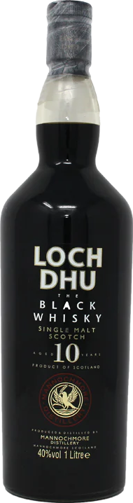 Loch Dhu 10yo The Black Whisky Charred oak casks 40% 1000ml