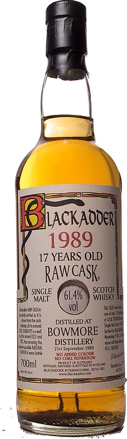 Bowmore 1989 BA Raw Cask Oak barrel 22537 61.4% 700ml