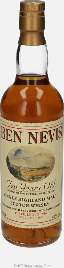 Ben Nevis 10yo Oak Casks 46% 700ml