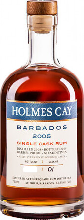 Holmes Cay 2005 Single Cask Barbados 14yo 63.8% 750ml