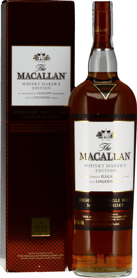 Macallan Whisky Maker's Edition The 1824 Collection Sherry & Bourbon Casks 42.8% 1000ml