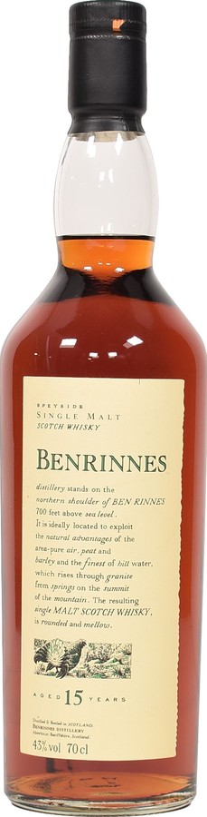 Benrinnes 15yo Flora & Fauna 43% 700ml