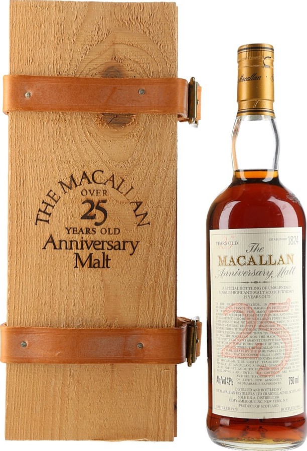 Macallan 25yo The Anniversary Malt Remy Greece Import 43% 700ml