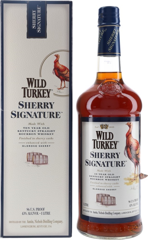 Wild Turkey Sherry Signature Finished in Oloroso Sherry Casks 43% 1000ml