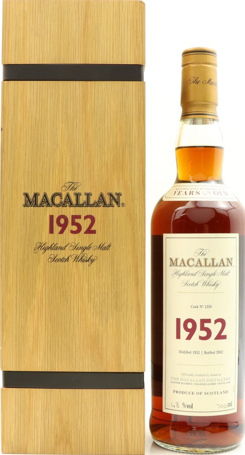 Macallan 1952 Fine & Rare 1250 48% 700ml