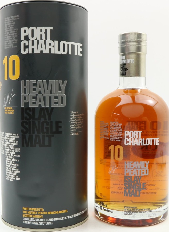Port Charlotte 10yo 1st Edition Bottling 46% 700ml