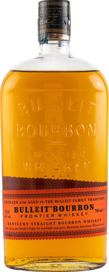 Bulleit Bourbon Frontier Whisky Charred American Oak Barrels 45% 700ml ...
