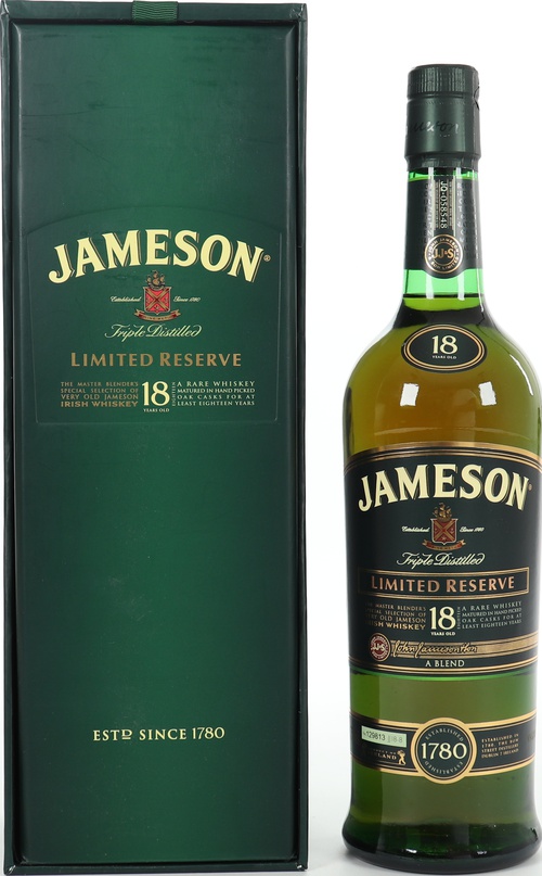 Jameson 18yo Limited Reserve 40% 750ml