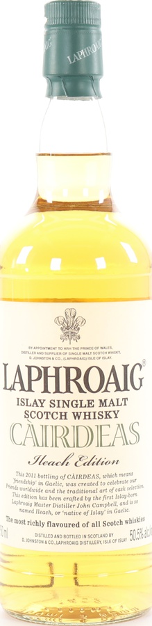 Laphroaig Cairdeas Feis Ile 2011 Ileach Edition Ex-Bourbon Makers Mark Casks 50.5% 750ml