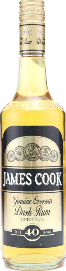 James Cook Genuine Overseas Dark Rum 40% 700ml