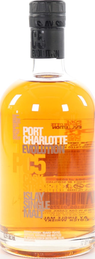 Port Charlotte PC5 Port Charlotte Evolution Bourbon Casks 63.5% 750ml