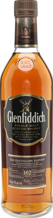 Glenfiddich 15yo Distillery Edition American & European Oak 51% 750ml