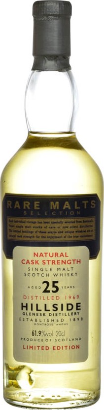 Hillside 1969 Rare Malts Selection 61.9% 200ml