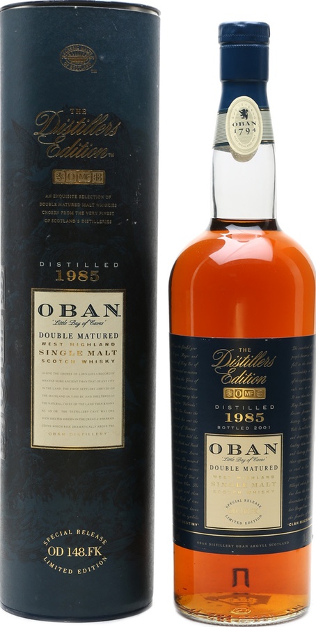 Oban 1985 The Distillers Edition Double Matured in Montilla Fino Sherry Wood 43% 1000ml