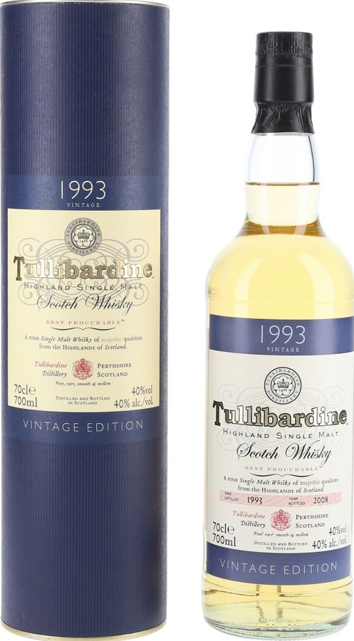 Tullibardine 1993 Vintage Edition 40% 700ml