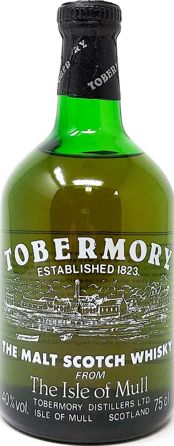 Tobermory Single Malt Scotch Whisky Green Dumpy Bottle 40% 750ml
