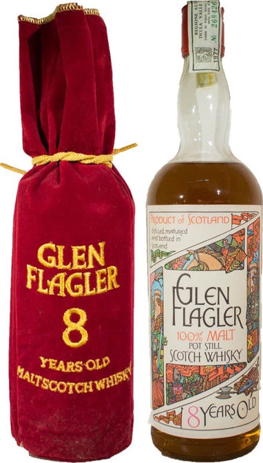 Glen Flagler 8yo 100% Malt Pot Still Scotch Whisky Import House Molinari S.p.A Roma 40% 750ml