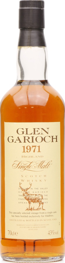 Glen Garioch 1971 Single Cask Oddbins Exclusive 43% 700ml