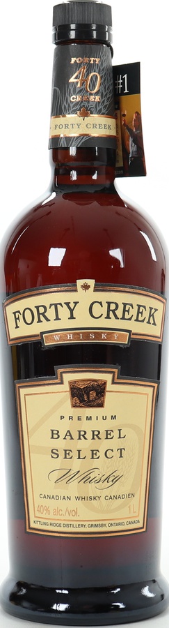 Forty Creek Barrel Select American White Oak & Sherry Barrels 40% 1000ml