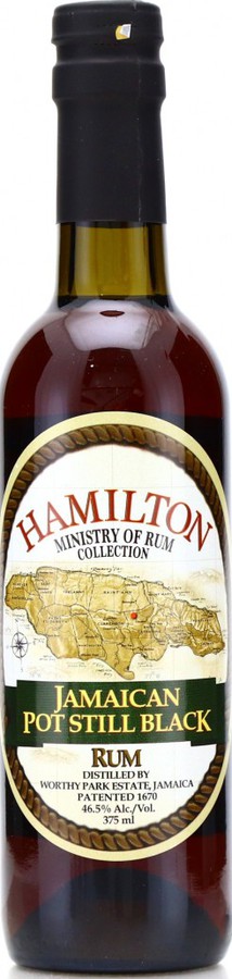 Hamilton Jamaican Pot Still Black Worthy Park US Import 46.5% 375ml