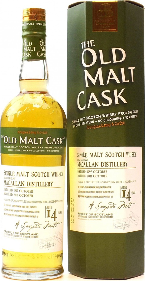 Macallan 1997 DL The Old Malt Cask Refill Hogshead DL 7738 50% 700ml