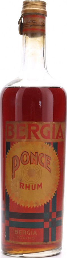 Bergia Ponce Rhum 1950s 27% 1000ml