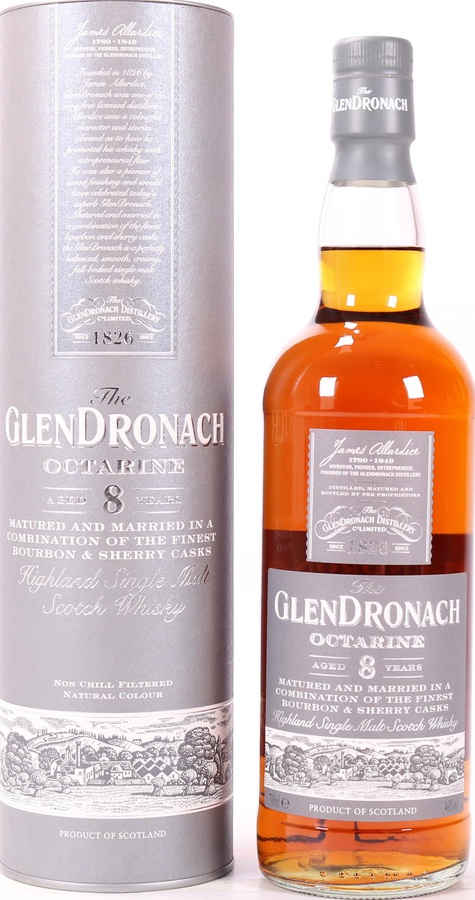 Glendronach 8yo Octarine Bourbon & Sherry 46% 700ml