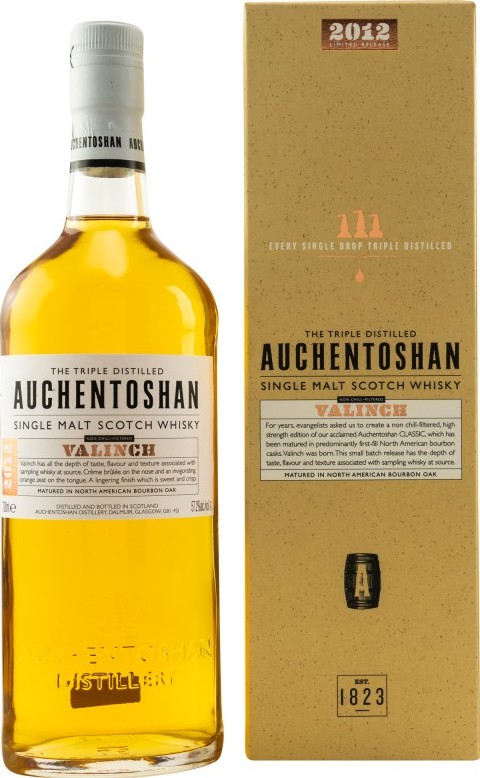 Auchentoshan Valinch 2nd Release American Oak Barrels 57.2% 700ml