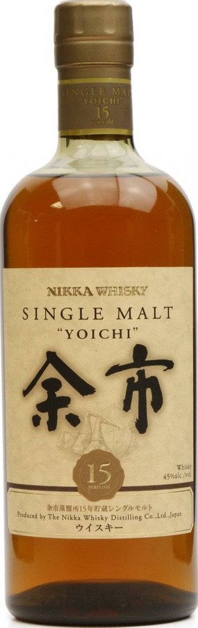 Yoichi 15yo Single Malt 45% 750ml