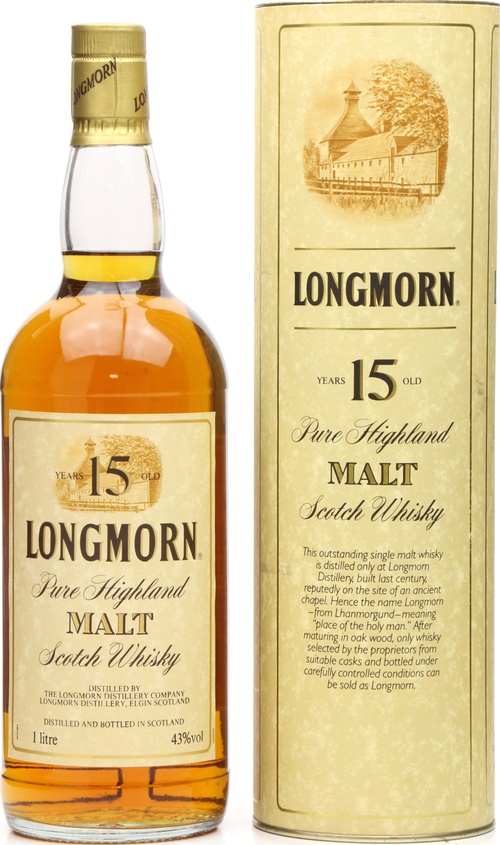 Longmorn 15yo Pure Highland Malt Scotch Whisky 43% 1000ml