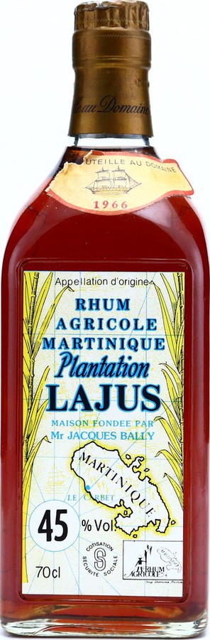 J.Bally 1966 Plantation Lajus Agricole 45% 700ml