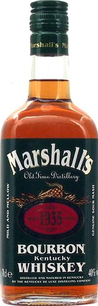 Marshall's Nas Bourbon Kentucky Whisky 40% 700ml