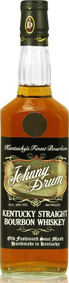 Johnny Drum Black Label Kentucky Straight Bourbon Whisky New Charred American Oak Barrel 43% 700ml