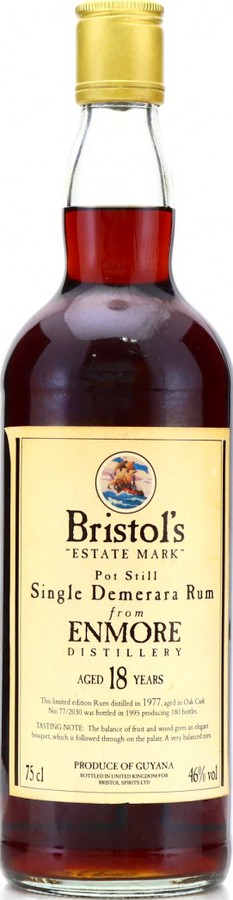 Bristol's Estate Mark 1977 Enmore 18yo 46% 750ml