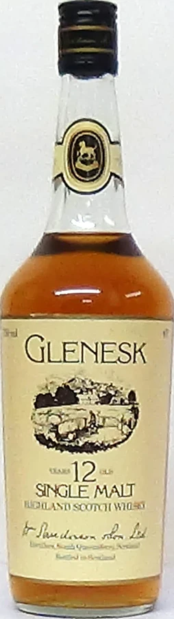 Glenesk 12yo Wm. Sanderson & Son Ltd 43% 1000ml