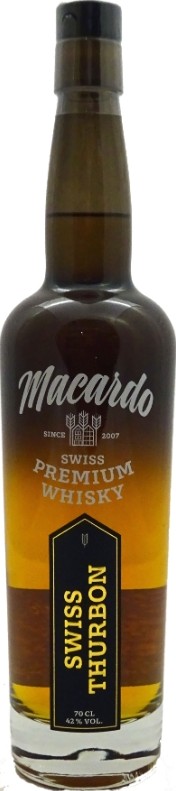 Macardo Bourbon Swiss Premium Whisky New American Oak Macardo Swiss Distillery GmbH 42% 700ml