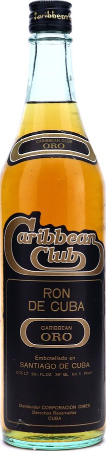 Caribbean Club Oro 38% 750ml