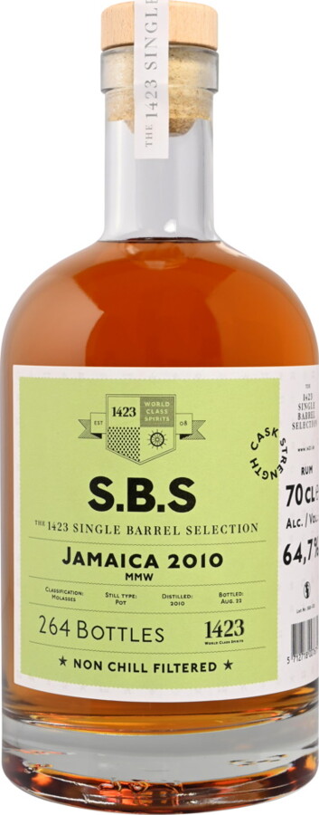 S.B.S 2010 Jamaica MMW 12yo 64.7% 700ml