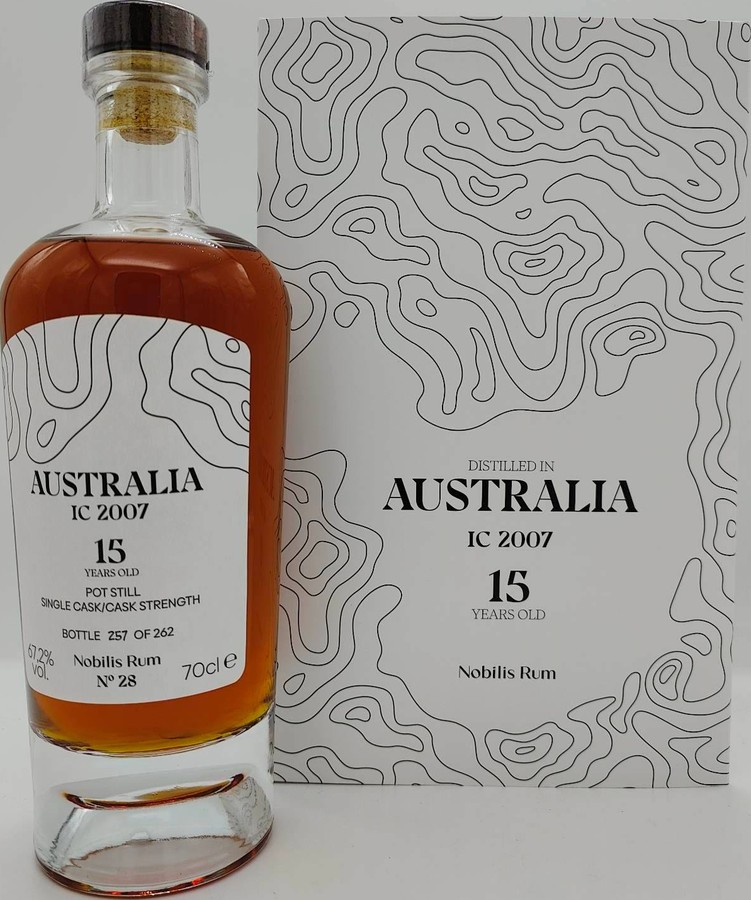 Nobilis Rum 2007 IC Australia Single Cask Cask Strength No.28 15yo 67.2% 700ml