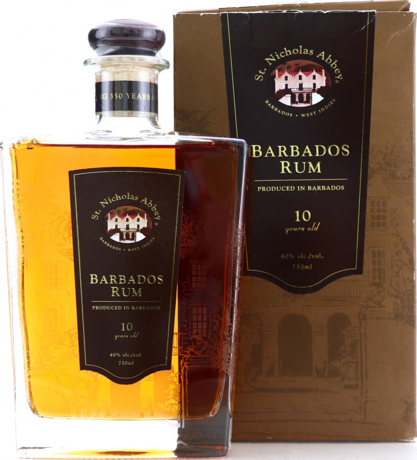 Saint Nicholas Abbey Barbados Rum 10yo 40% 750ml
