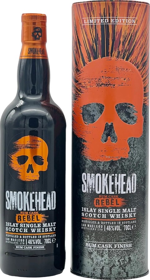 Smokehead Rum Cask Rebel IM Rum Finish 46% 700ml