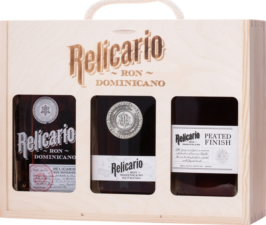 Relicario Ron Dominicano 3 Bottles SET