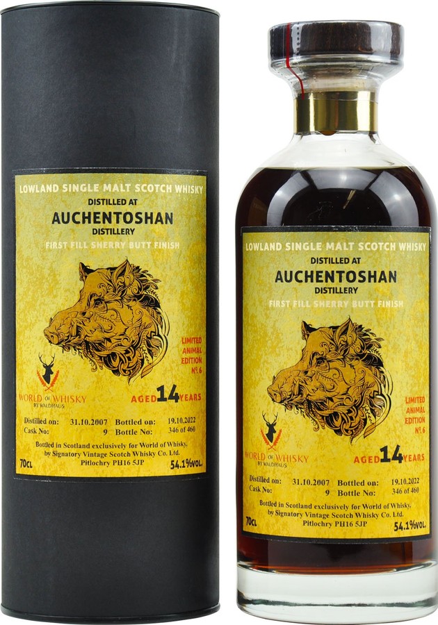 Auchentoshan 2007 SV The Un-Chillfiltered Collection Cask Strength Waldhaus am See-World of whisky 54.1% 700ml