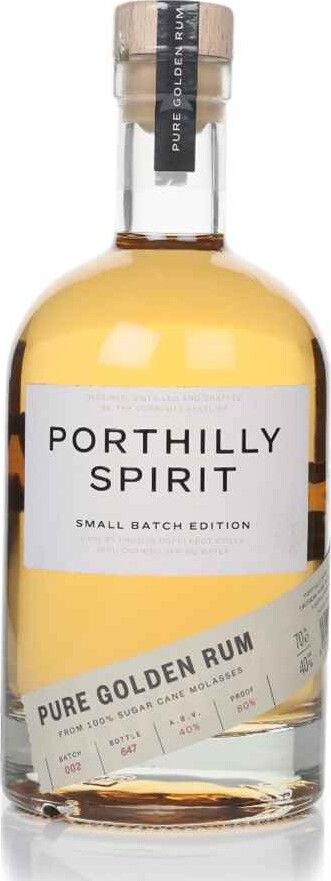 Porthilly Spirit Pure Golden 40% 700ml