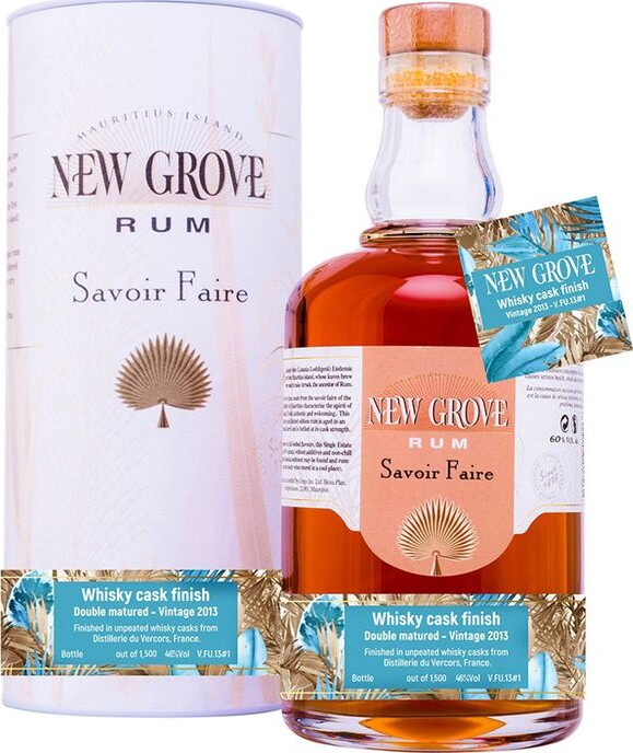 New Grove 2013 Savoir Faire Vercors Whisky Finish 8yo 46% 700ml