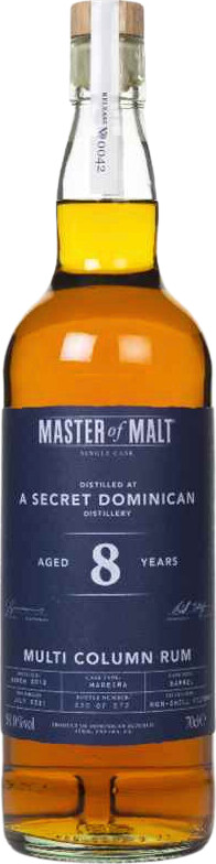 Master of malt 2013 Secret Dominican 8yo 58% 700ml