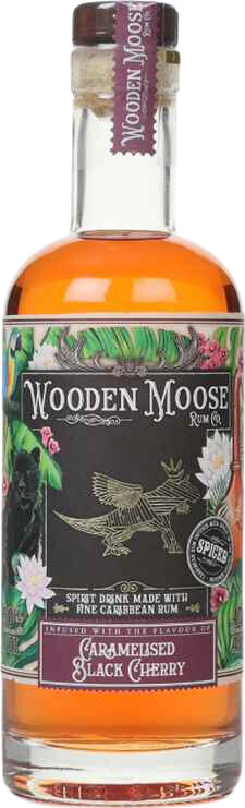 Wooden Moose Caramelised Black Cherry Rum 40% 500ml