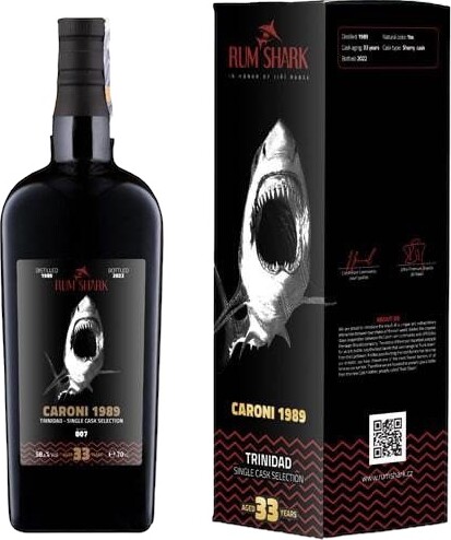 Rum Shark 1989 Caroni Trinidad Single Cask Selection 33yo 58.3% 700ml