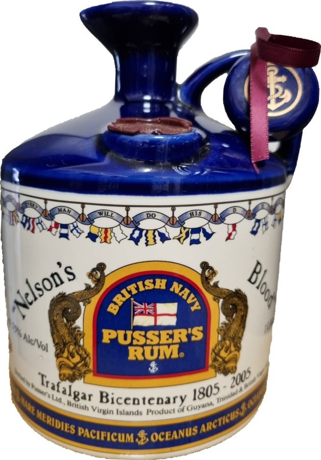 Pussers British Navy Rum Nelsons Blood Trafalgar Bicentenary 15yo 47.75% 1000ml